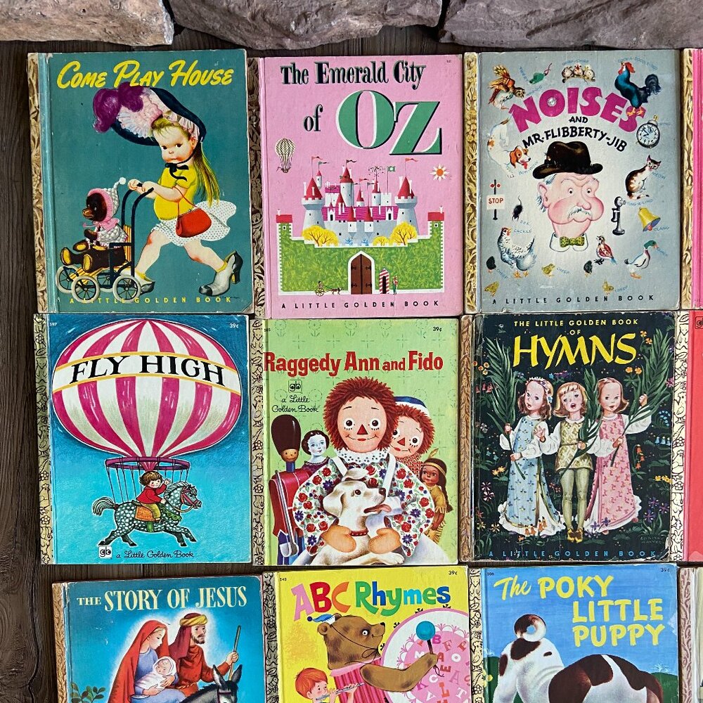 Antique/Vintage/Collectible LITTLE GOLDEN BOOKS Bundle - 19 Books Dating 1942-19 - Picture 2 of 6